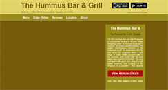 Desktop Screenshot of hummusbargrill.eat24hour.com