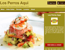 Tablet Screenshot of losperrosaqui.eat24hour.com