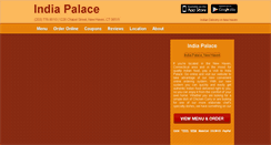 Desktop Screenshot of indiapalacenewhaven.eat24hour.com