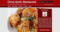 Desktop Screenshot of chinagarlicoakland.eat24hour.com
