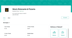 Desktop Screenshot of ninospizzas.eat24hour.com