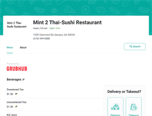 Tablet Screenshot of mint2decatur.eat24hour.com