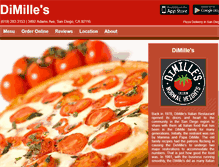 Tablet Screenshot of dimilles.eat24hour.com