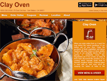 Tablet Screenshot of clayovensf.eat24hour.com