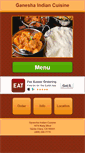 Mobile Screenshot of ganeshaindiancuisine.eat24hour.com