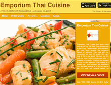 Tablet Screenshot of ethaicuisine.eat24hour.com