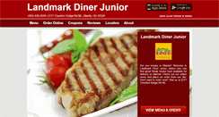 Desktop Screenshot of landmarkdiner.eat24hour.com