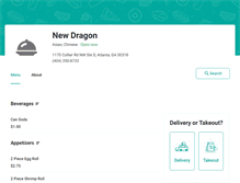 Tablet Screenshot of newdragonatlanta.eat24hour.com