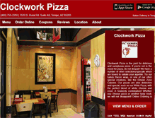 Tablet Screenshot of clockwork-pizza.eat24hour.com