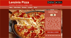 Desktop Screenshot of lenzinis241pizza.eat24hour.com
