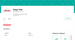 Desktop Screenshot of magicwokhouston.eat24hour.com