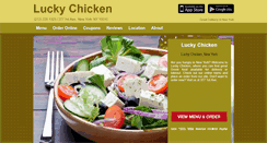 Desktop Screenshot of luckychickennyc.eat24hour.com