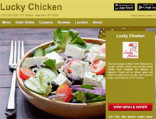 Tablet Screenshot of luckychickennyc.eat24hour.com