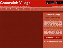 Tablet Screenshot of greenwichvillagela.eat24hour.com