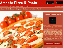 Tablet Screenshot of amantepizzaandpasta3.eat24hour.com