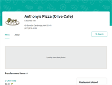 Tablet Screenshot of olivecafecambridge.eat24hour.com
