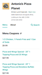 Mobile Screenshot of pizzaplanetdelivery.eat24hour.com