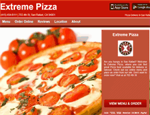 Tablet Screenshot of extremepizzasanrafael.eat24hour.com