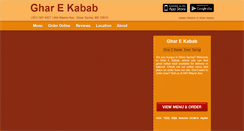 Desktop Screenshot of gharekabab.eat24hour.com