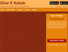 Tablet Screenshot of gharekabab.eat24hour.com