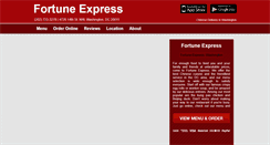Desktop Screenshot of fortuneexpressdc.eat24hour.com