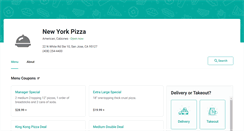 Desktop Screenshot of nypizza-san-jose.eat24hour.com