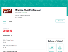 Tablet Screenshot of montien-boston.eat24hour.com
