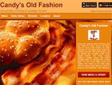 Tablet Screenshot of candysburgers.eat24hour.com