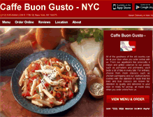 Tablet Screenshot of caffeboungusto.eat24hour.com