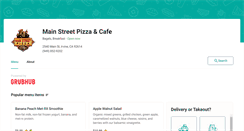 Desktop Screenshot of mainstpizzaandcafe.eat24hour.com