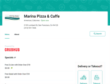 Tablet Screenshot of marina-pizza-sf.eat24hour.com