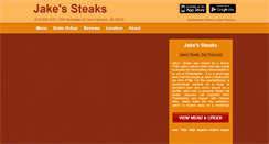 Desktop Screenshot of jakes-steaks.eat24hour.com