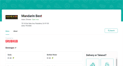 Desktop Screenshot of mandarinpasadena.eat24hour.com
