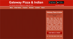 Desktop Screenshot of gatewaypizzeria.eat24hour.com