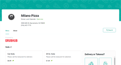 Desktop Screenshot of mymilanopizza.eat24hour.com