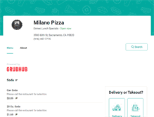 Tablet Screenshot of mymilanopizza.eat24hour.com