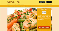 Desktop Screenshot of citrusthai.eat24hour.com