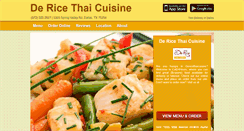 Desktop Screenshot of dericethaicuisine.eat24hour.com