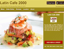 Tablet Screenshot of latincafe2000.eat24hour.com