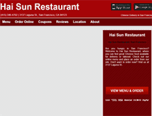 Tablet Screenshot of haisunsf.eat24hour.com