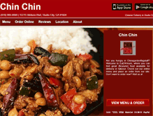 Tablet Screenshot of chinchin-studiocity.eat24hour.com