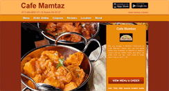 Desktop Screenshot of cafemamtaz.eat24hour.com