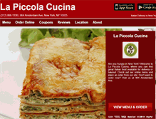 Tablet Screenshot of lapiccolacucinatogo.eat24hour.com