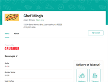 Tablet Screenshot of mings90025.eat24hour.com