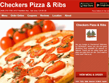 Tablet Screenshot of checkerssj.eat24hour.com