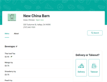 Tablet Screenshot of newchinabarn.eat24hour.com