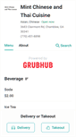 Mobile Screenshot of mintchinesethai.eat24hour.com