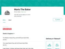 Tablet Screenshot of mariothebakermidtown.eat24hour.com