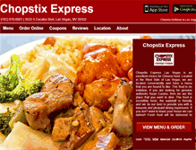 Tablet Screenshot of chopstixexpresslv.eat24hour.com