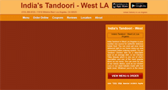Desktop Screenshot of indias-tandoori.eat24hour.com